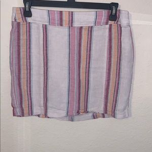 Multi-Colored Mini Skirt